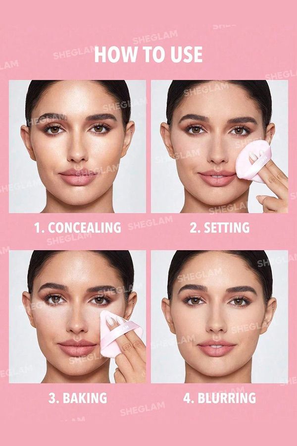 accessories sheglam SHEGLAM Insta Ready Powder Puff 3pcs