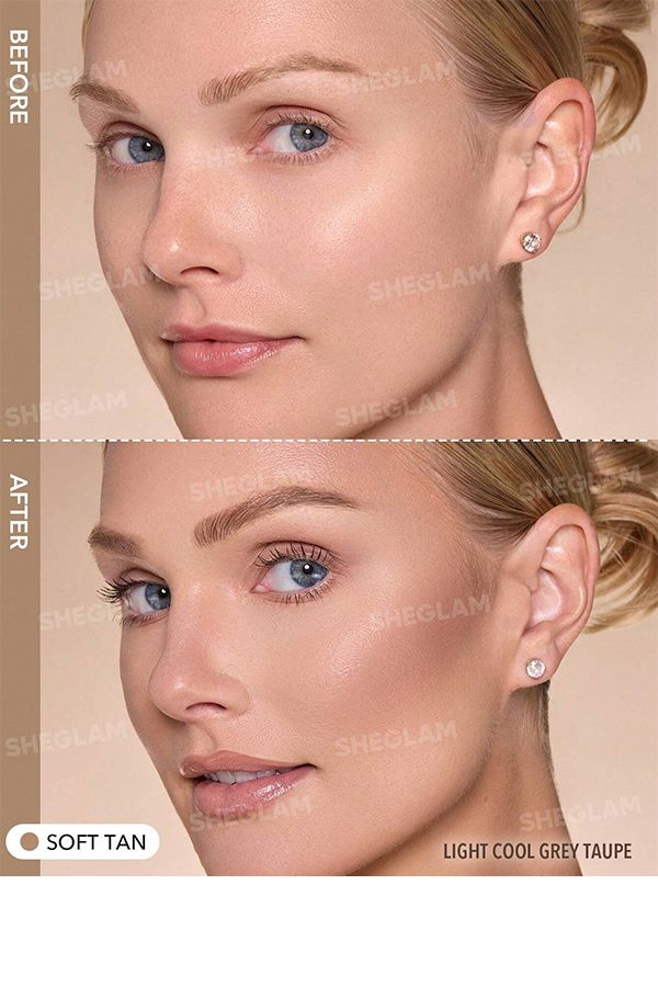 accessories sheglam بريسيجن سكلبت ليكويد كونتور ثنائي اللون تان ناعم