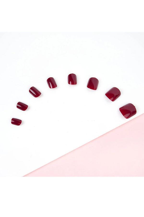accessories nails INVOGUE WINE  RED NAILS 342