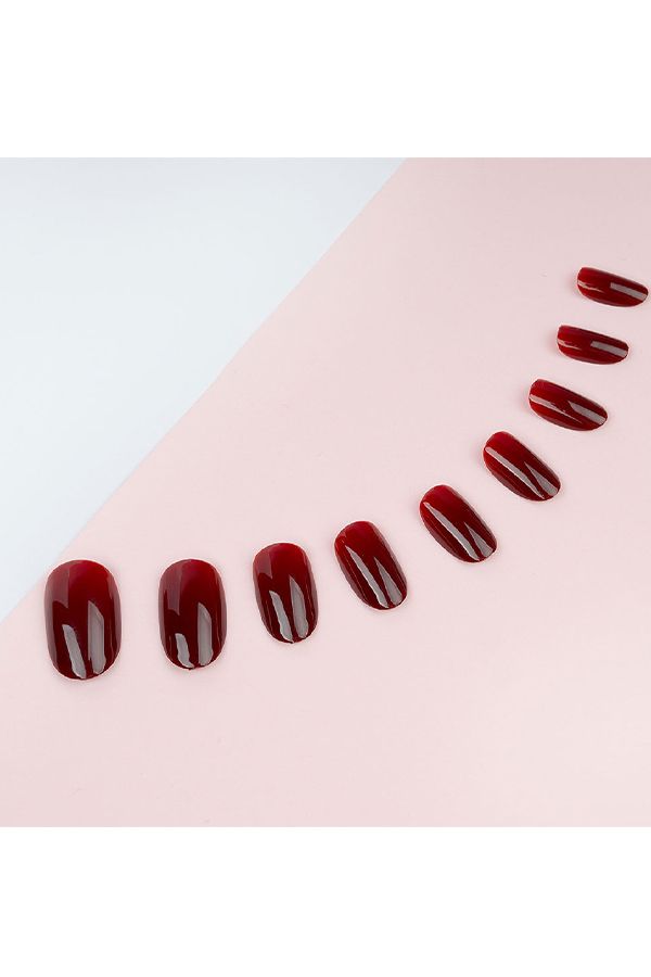 accessories nails INVOGUE-ROUGE OVAL-NAILS 295