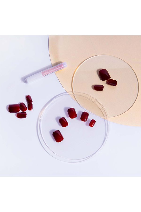 accessories nails NAIL HQ SQUARE NAILS DEEP RED 61