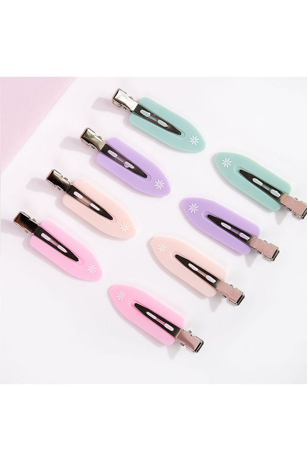 accessories self care مشابك شعر بدون تجاعيد (عبوة 8 قطع) 12