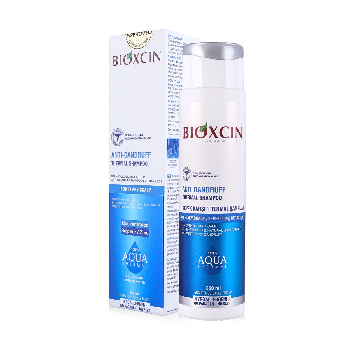 accessories self care Bioxcin Aqua-Thermal Anti-Dandruff Shampoo - 300ml