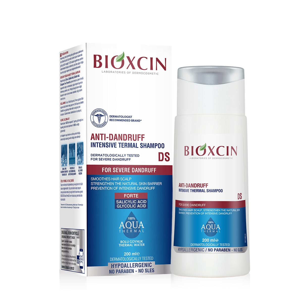 accessories self care Bioxcin Aqua thermal ds Anti danruff intens thermal shampoo