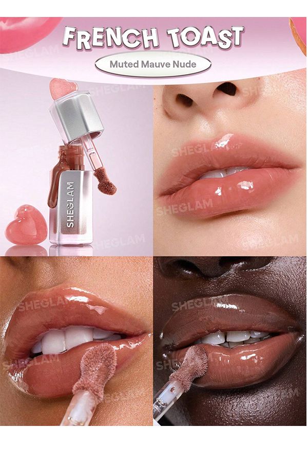 accessories sheglam Glass Lock Air Gloss-French Toast