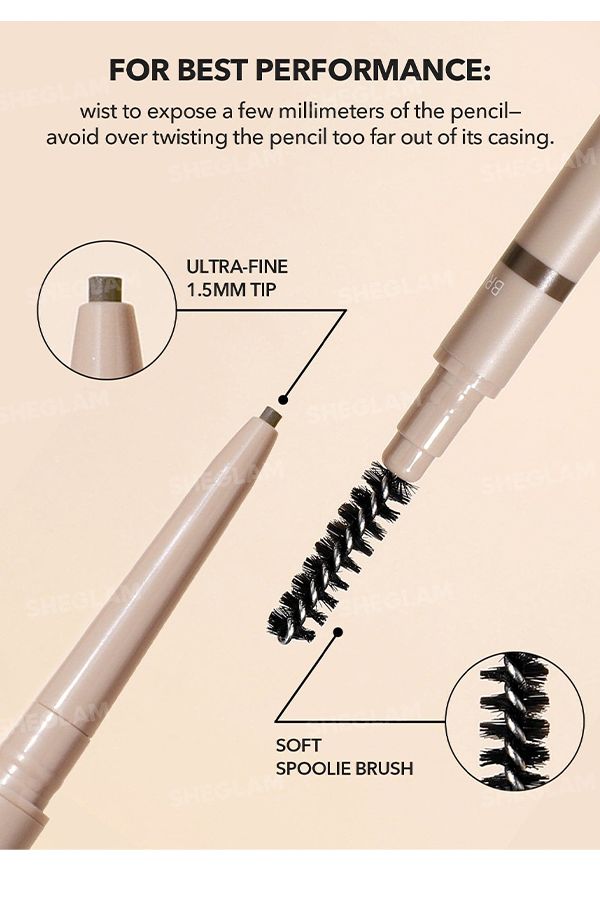 accessories sheglam Insta-Fill Brow Pencil Ash Brown