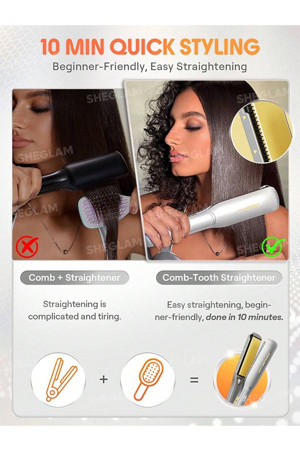 accessories sheglam Sleek Chic Wide Glide Straightener