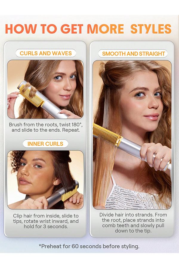 accessories sheglam SLeek Chic 3D Thermal Straightening Brush
