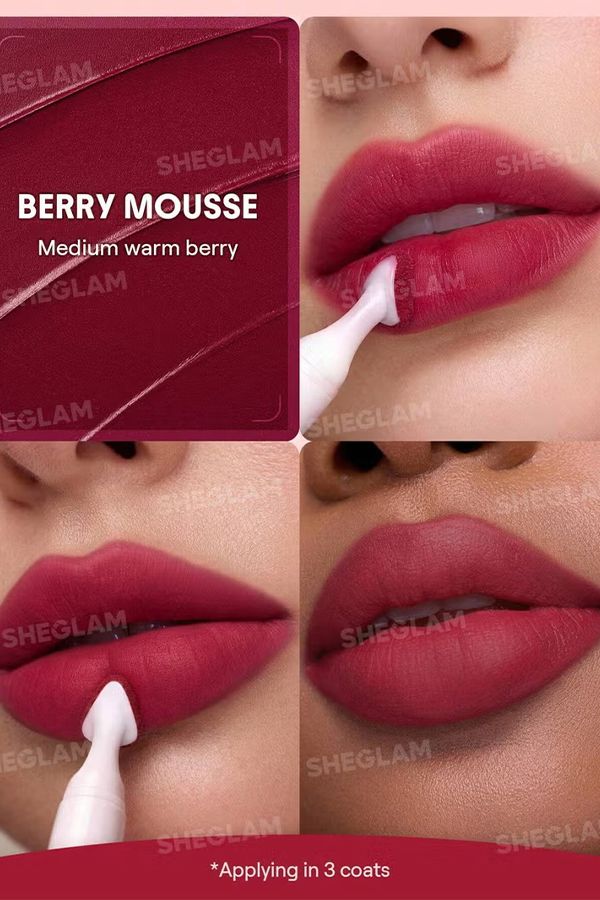 accessories sheglam Marshmallow Puff Lip Blur Pen-331 Berry Mousse Berry Mousse