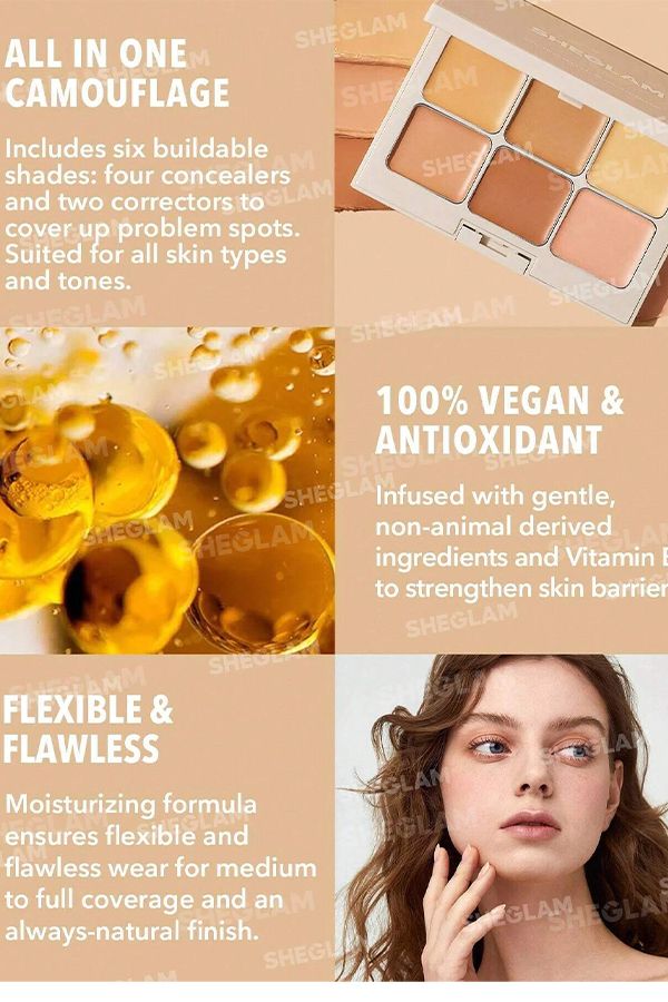 accessories sheglam Multi-Fix Concealer And Color Corrector-Vanilla