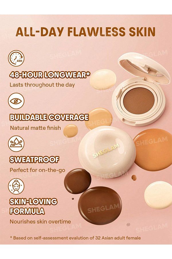 accessories sheglam كريم أساس لوك آند جو طويل الأمد - فاتح