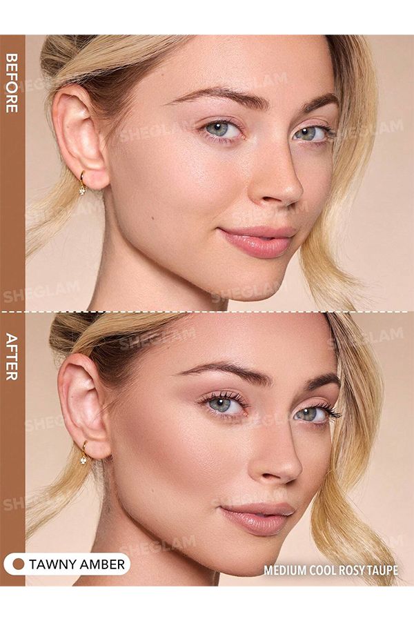 accessories sheglam قلم تحديد ملامح الوجه السائل Precision Sculpt ثنائي اللون: كهرماني بني