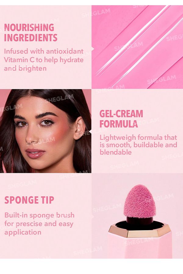 accessories sheglam Color Bloom Liquid Blush- Petal Talk