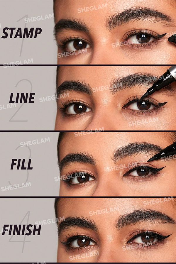 accessories sheglam Wing It Waterproof Liner Duo-Black