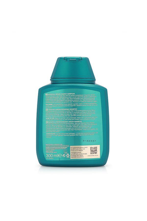 accessories self care BIOXCIN Keratin & Argan Repairing Shampoo 300ML