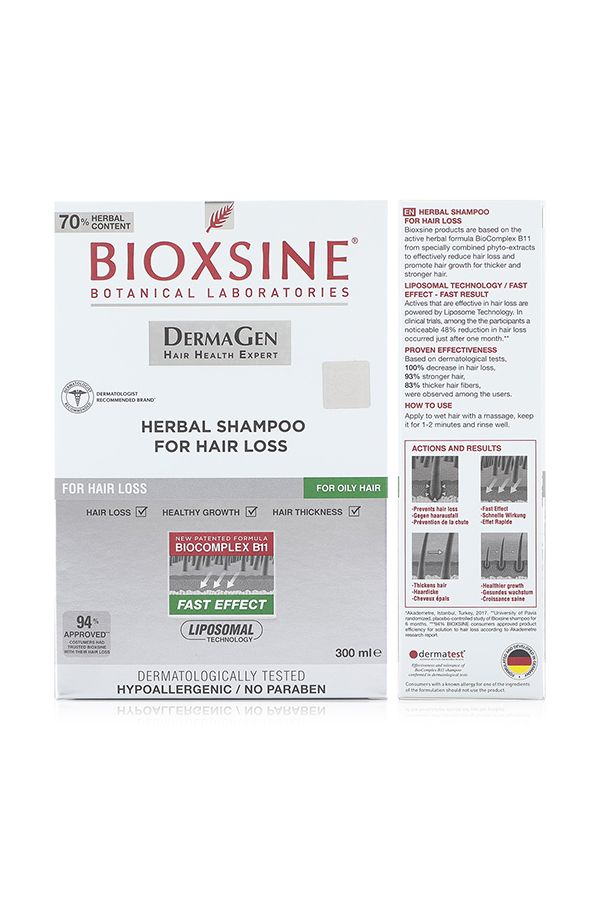 accessories self care Bioxsine Anti Hair Loss Shampoo For Oily 300ML