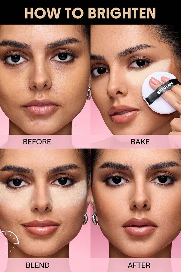 accessories sheglam Baked Glow Setting Powder-Cappuccino