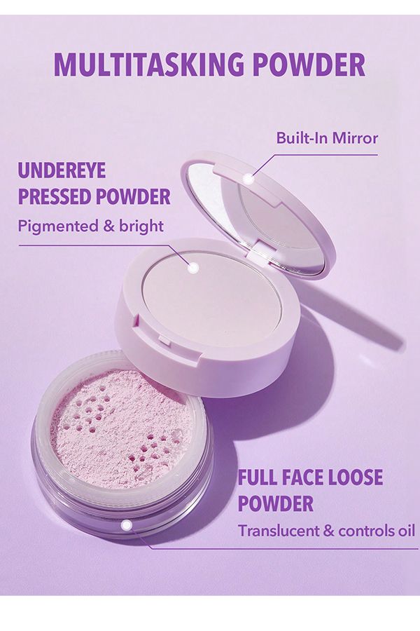 accessories sheglam بودرة تثبيت الوجه وتحت العينين من إنستغرام - بنكهة التارو