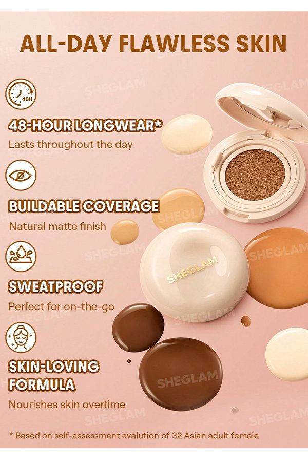 accessories sheglam Lock & Go Long-Lasting Cushion Foundation-golden