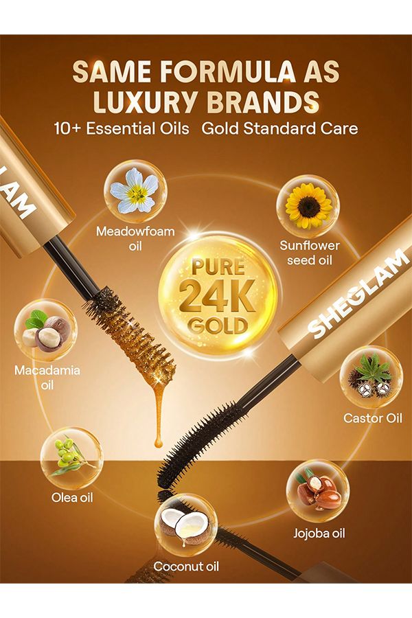 accessories sheglam All-In-One 24k Multi-Effect Mascara-Waterproof Black