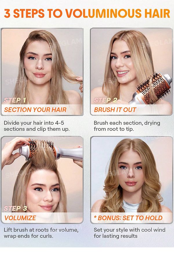 accessories sheglam Blowout Bliss Volumizing Hot Air Brush 2.8