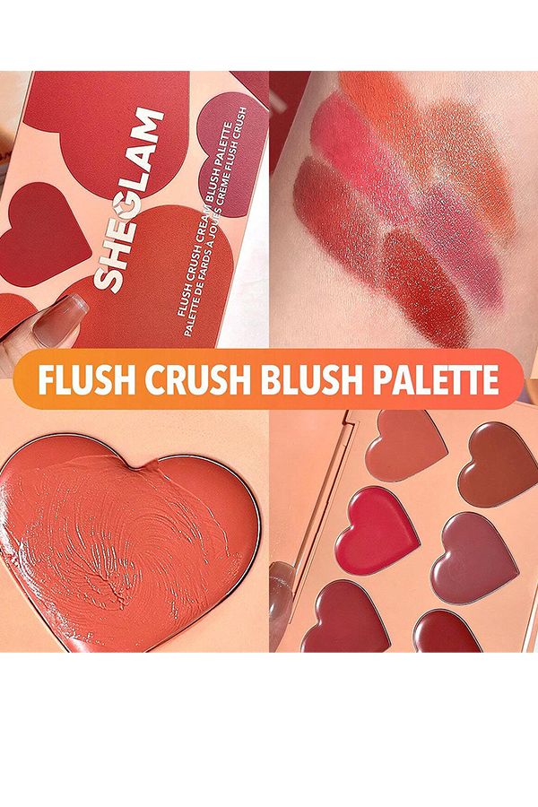 accessories sheglam Flush Crush Cream Blush Palette - Cottage Core Garden