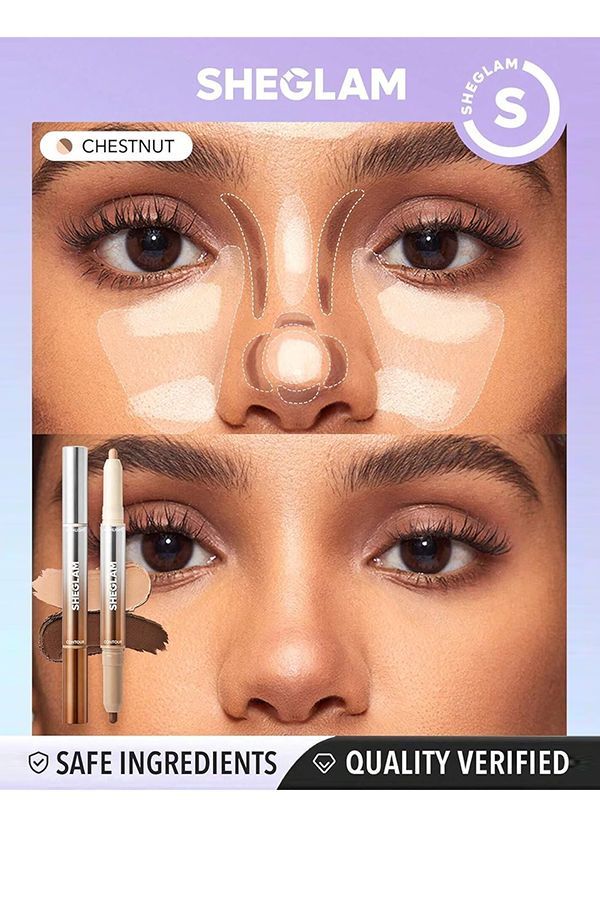 accessories sheglam Fine Line 2-In-1 Nose Contour & Highlight Pen - Buff