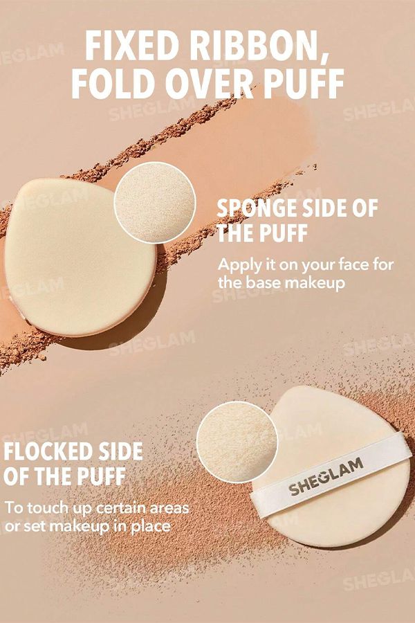 accessories sheglam كريم أساس بودرة عالي التغطية من سكين فوكس