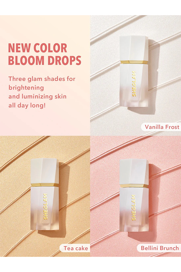 accessories sheglam Glow Bloom Liquid Highlighter - Bellini Brunch