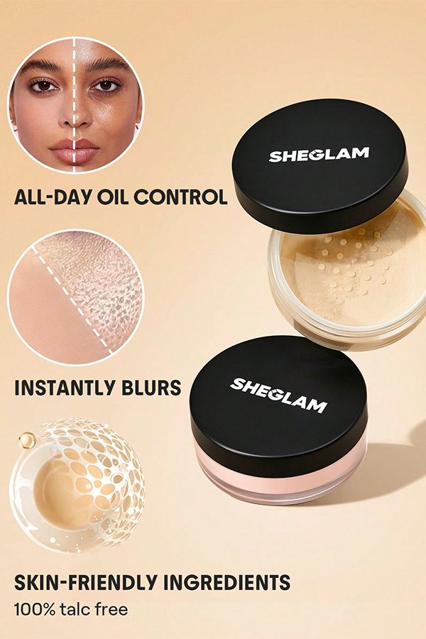 accessories sheglam Baked Glow Setting Powder-Cappuccino