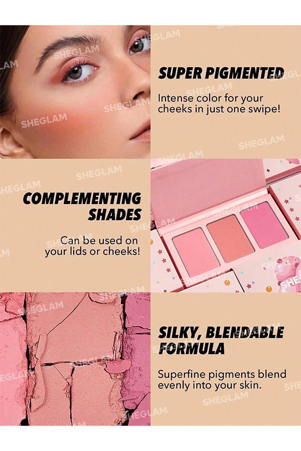 accessories sheglam Sweet Cheeks Blush Trio-SunSet Cruise