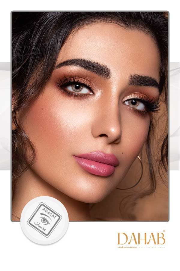 colored lenses mega deal Dahab Lumirere Brown 1Pair 2