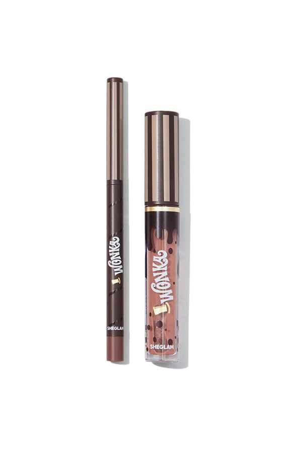 accessories sheglam Willy wonka Cocoa Kiss Lip Duo - Brownie Bite 1