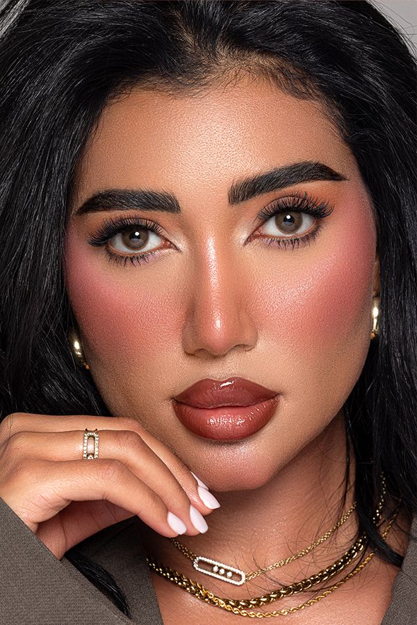 colored lenses jolie lenses مينك براون  8