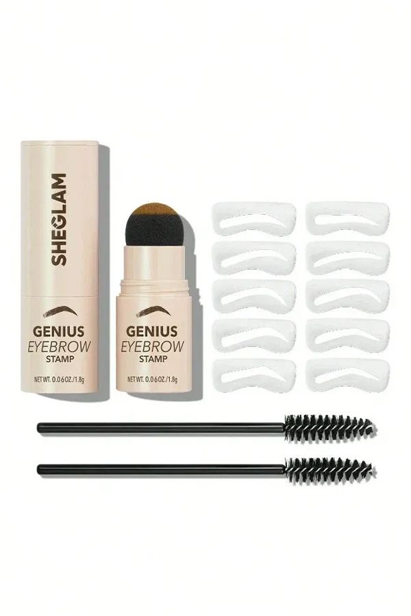 accessories sheglam ختم الحواجب من جينيوس - لون بني محمر 1