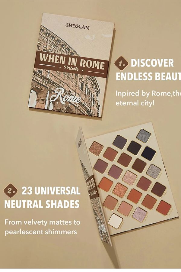 accessories sheglam When In Rome Eyeshadow Palette - 23 Shades 1