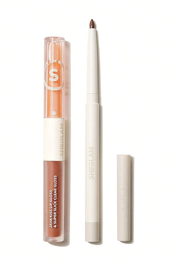 accessories sheglam Soft 90's Glam Lip Liner And Lip Duo Set-Pouty Nude 7