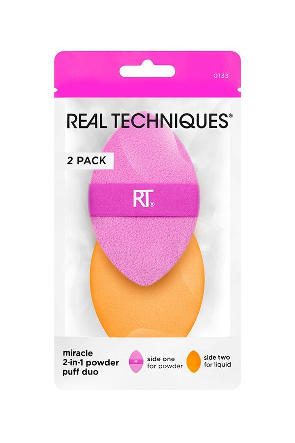 accessories make up sponge بودرة RT Miracle 2 في 1 ثنائية 0133 7