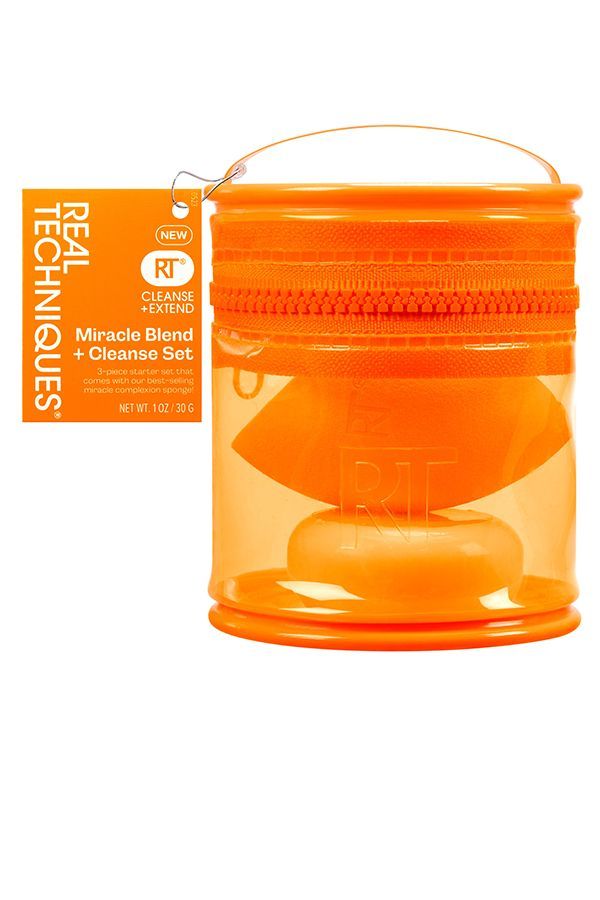 accessories make up sponge  مجموعة RT MIRACLE BLEND + CLEASE SET 0523 4