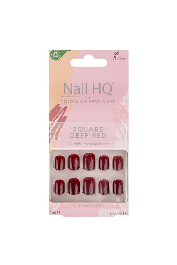 accessories nails NAIL HQ SQUARE NAILS DEEP RED 61 2