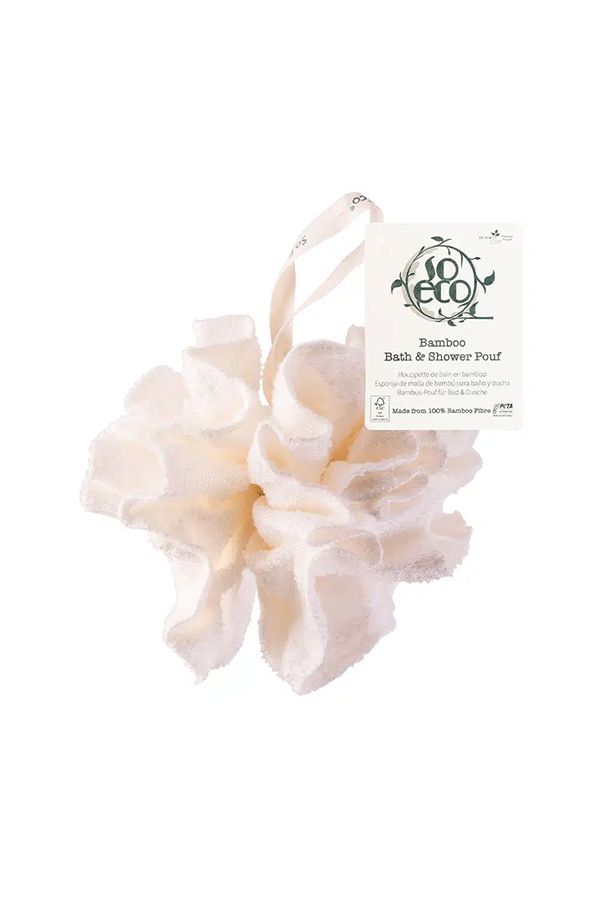 accessories self care SOECO BAMBOO BATH & SHOWER POUF 38 22