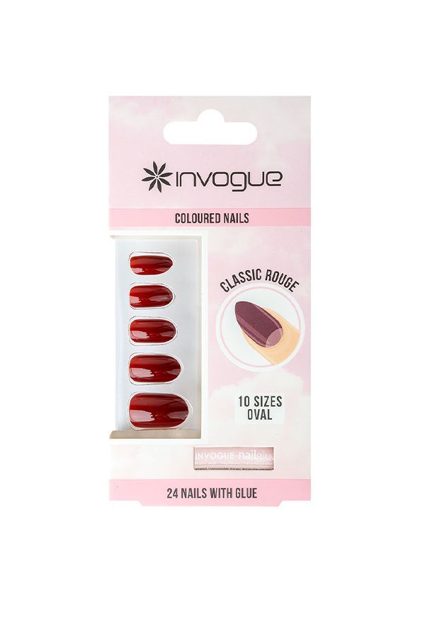 accessories nails INVOGUE-ROUGE OVAL-NAILS 295 6
