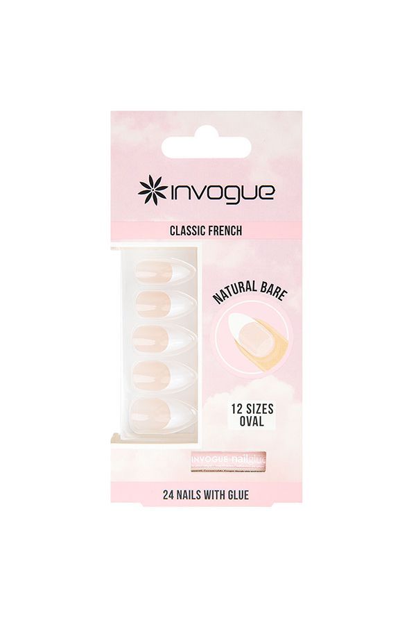 accessories nails INVOGUE-FRENCH BARE OVAL-NAILS 103. 3