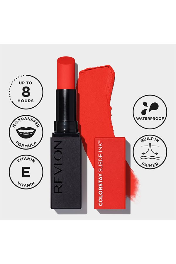 accessories lipstick Revlon ColorStay Suede Ink Lipstick Feed The Flame 007 16