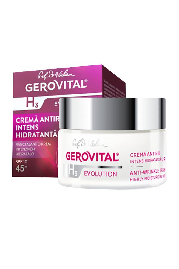 accessories gerovital11 GEROVITAL H3 Anti Wrinkle 45+ Highly Moisturizing SPF10 Cream 50ML 3