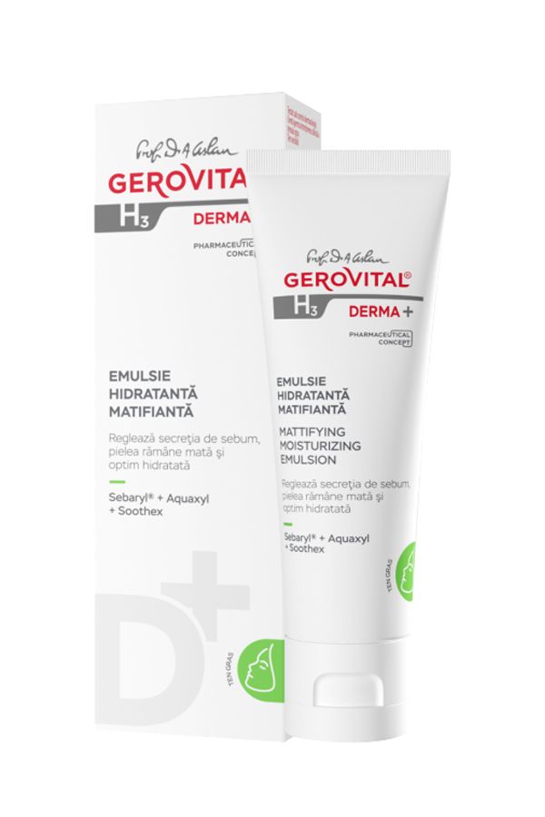 accessories gerovital11 GEROVITAL H3 DERMA Mattifying Moisturizing Emulsion Cream 50ML 1