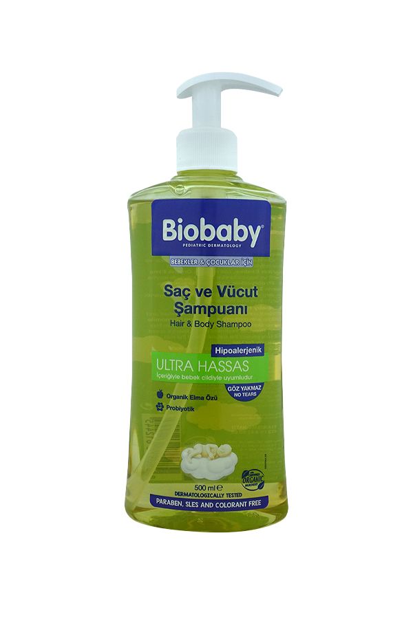 accessories self care Biobaby Hair & Body Shampoo ULTRA HASSAS No Tears 500ML 1