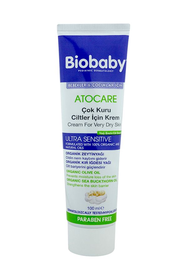 accessories self care Biobaby ATOCARE Cream For Very Dry Skin Ultra Sensitive 100ML 4