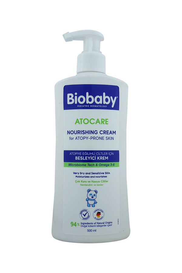 accessories self care Biobaby ATOCARE Nourishing Cream Very Dry & Sensitive Skin 500ML 3