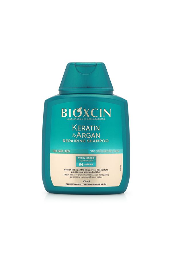 accessories self care BIOXCIN Keratin & Argan Repairing Shampoo 300ML 7